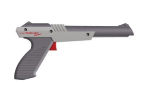 the Nintendo Zapper, a gun-shaped controller