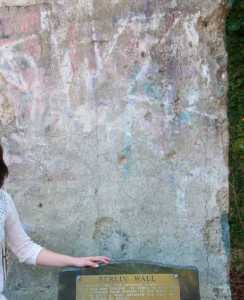 close up of the bottom segment of the wall