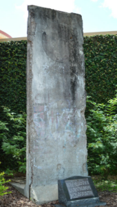 full wall, graffiti very faded